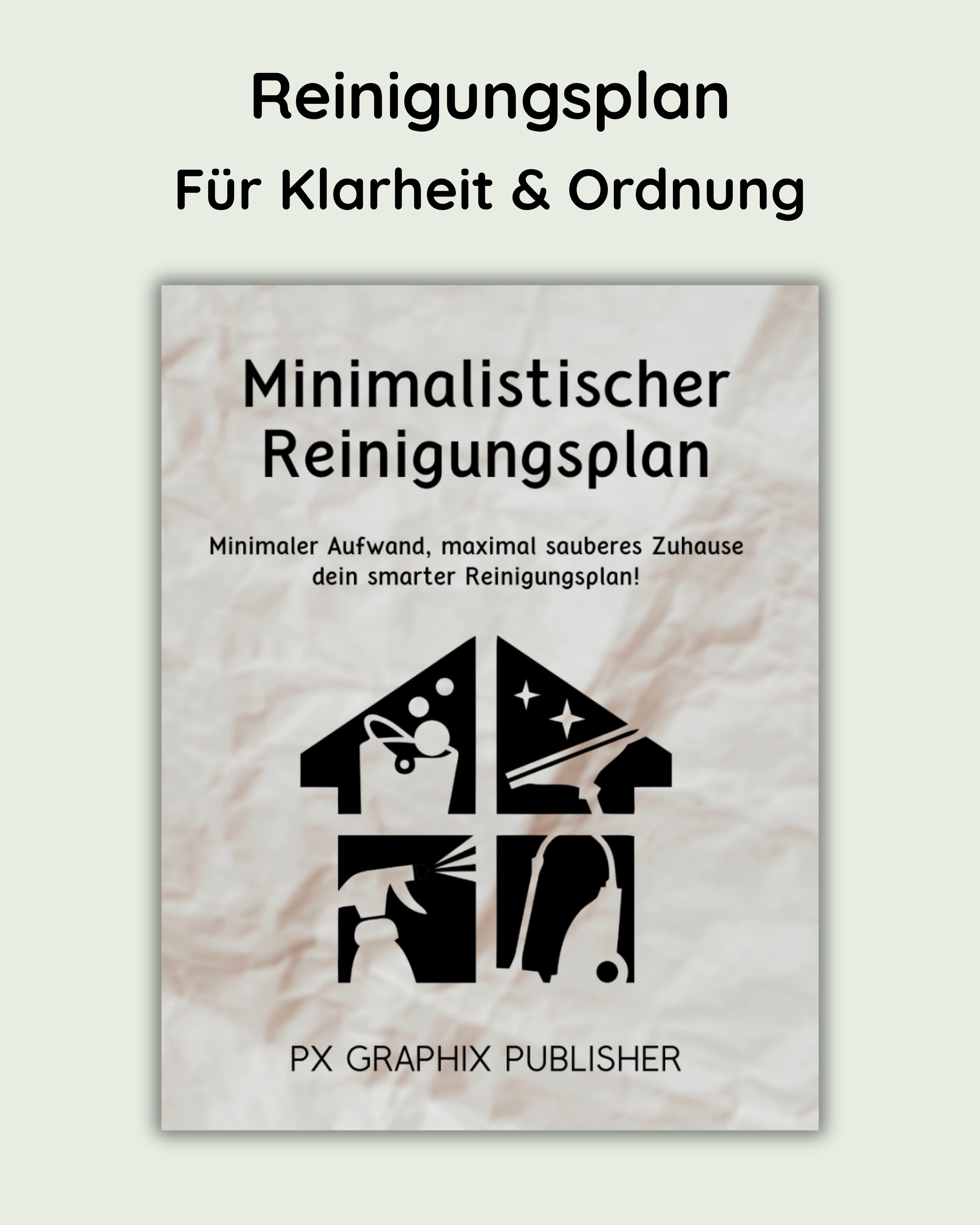 Minimalistischer Reinigungsplan