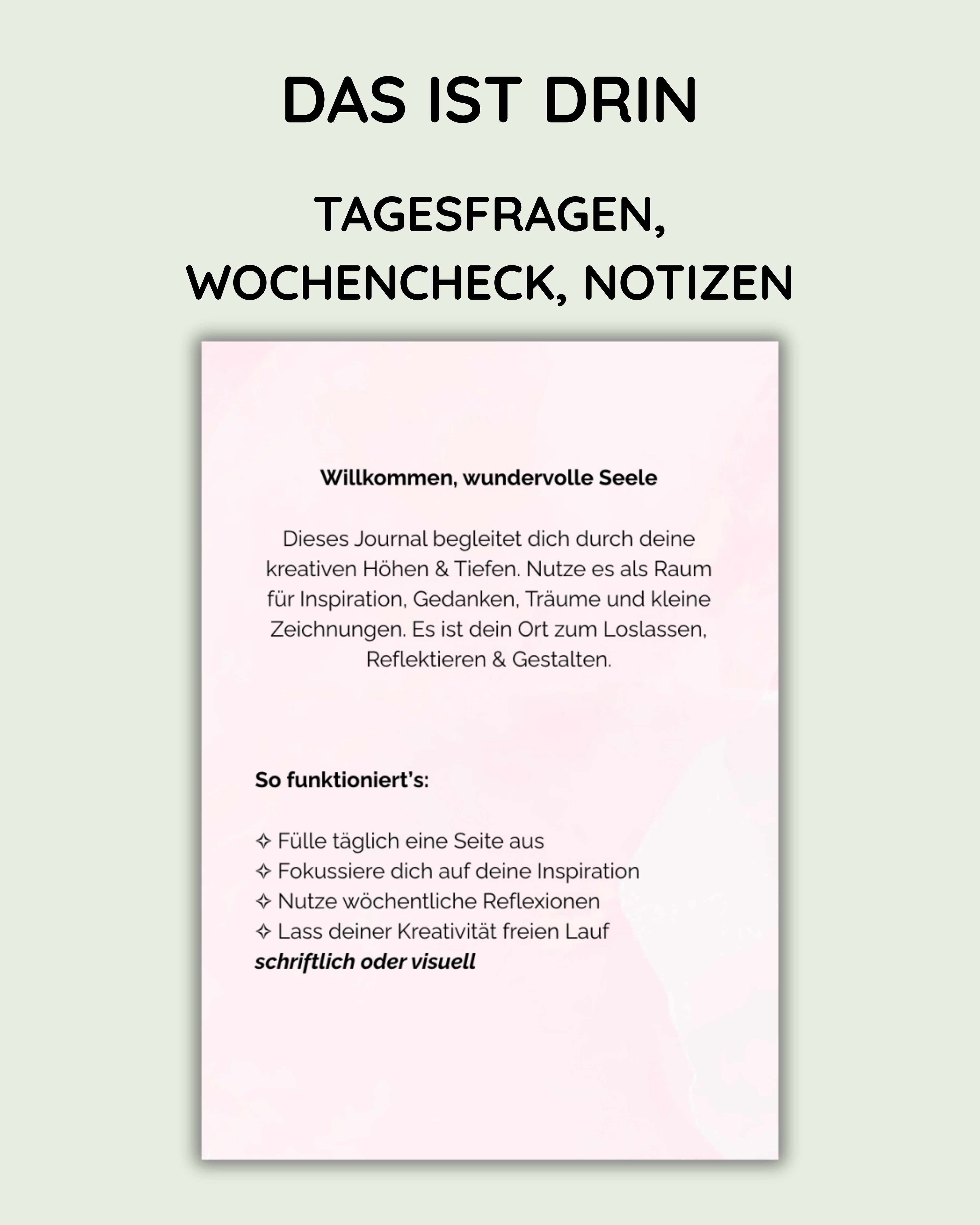 Kreatives Inspirationsjournal