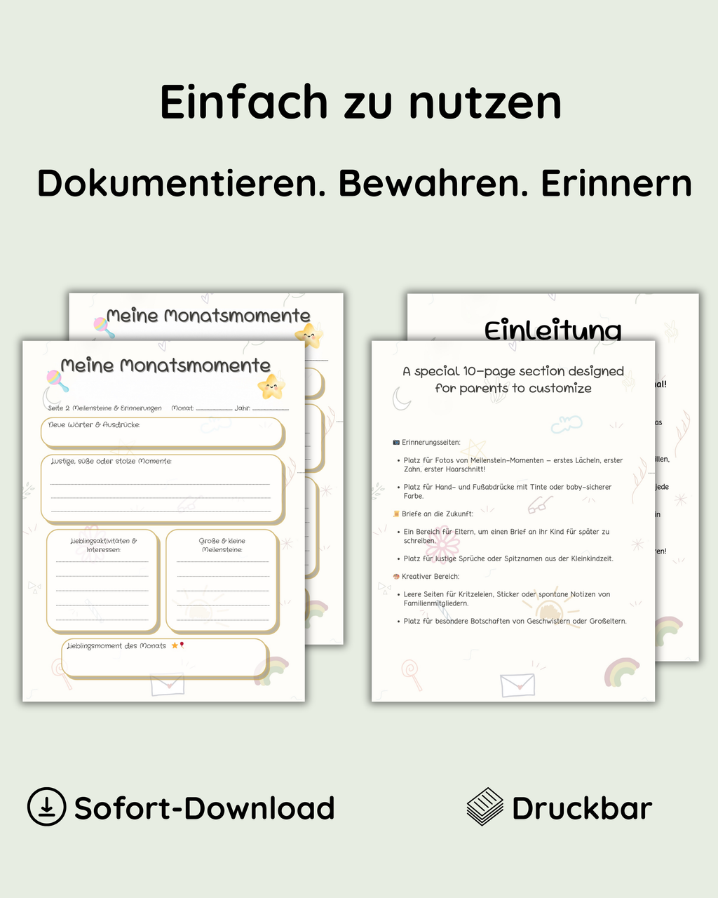 Kindheitsjournal – 4 Jahre Erinnerungen