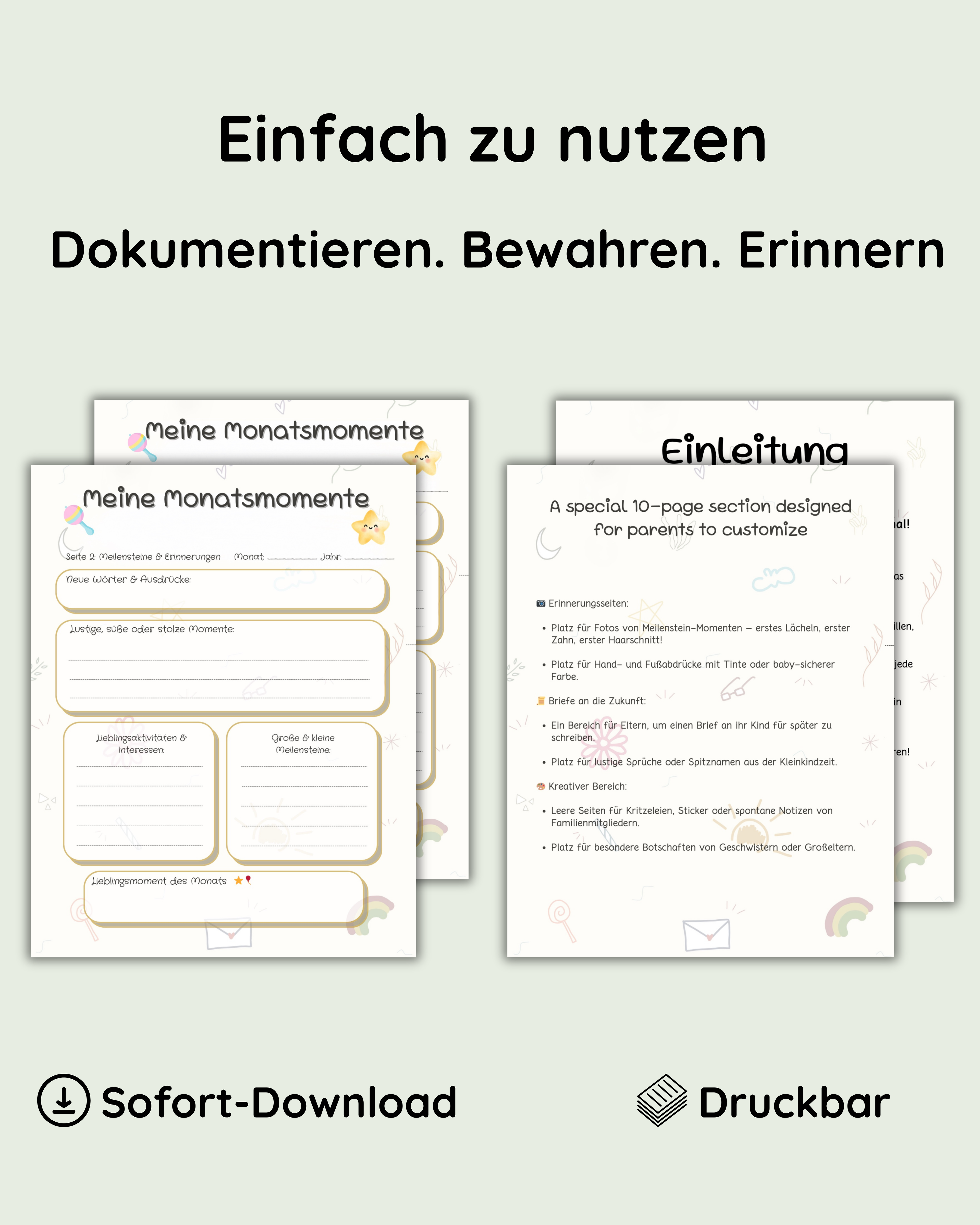 Kindheitsjournal – 4 Jahre Erinnerungen