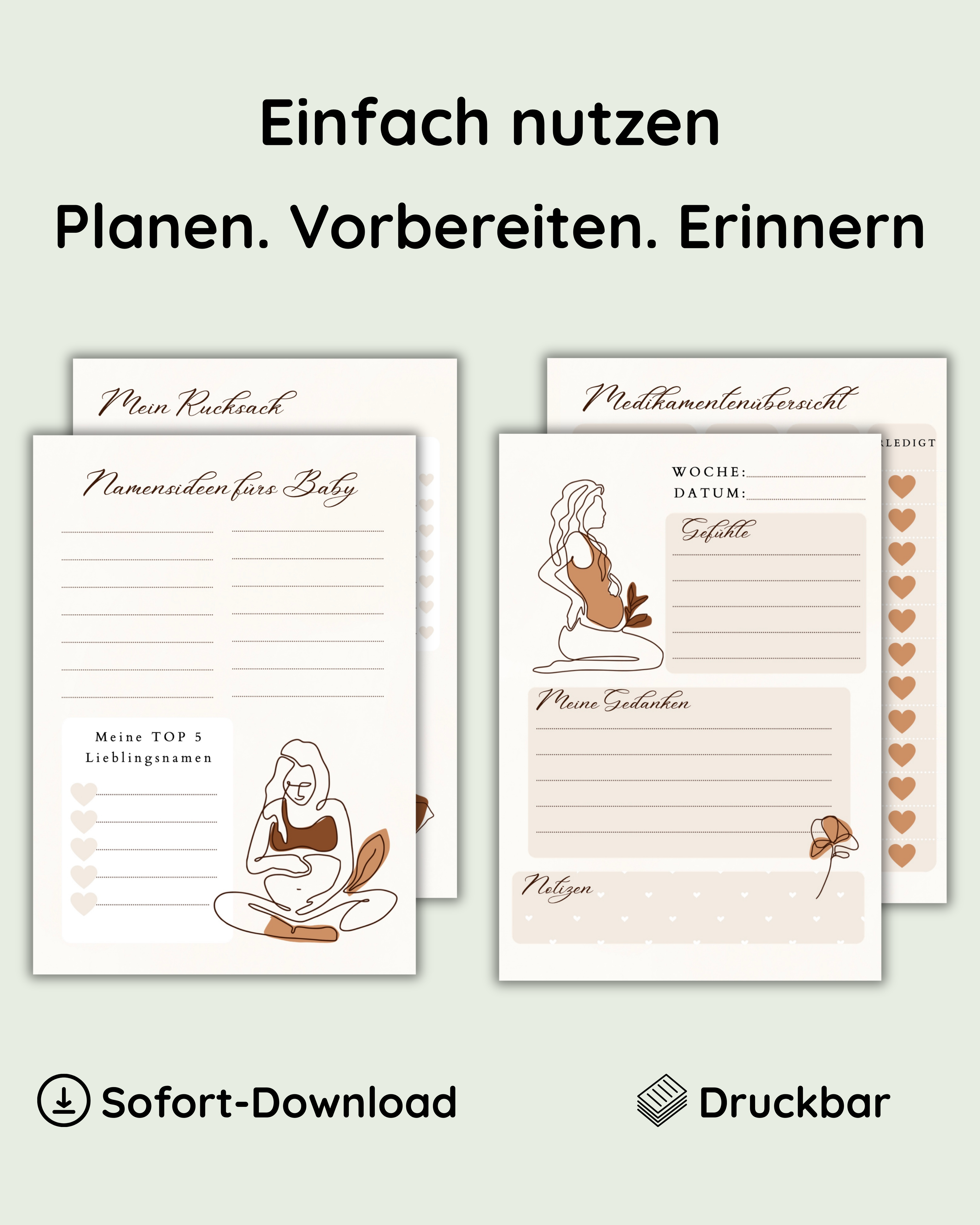 Dein Mama & Kindheitsjournal-Set