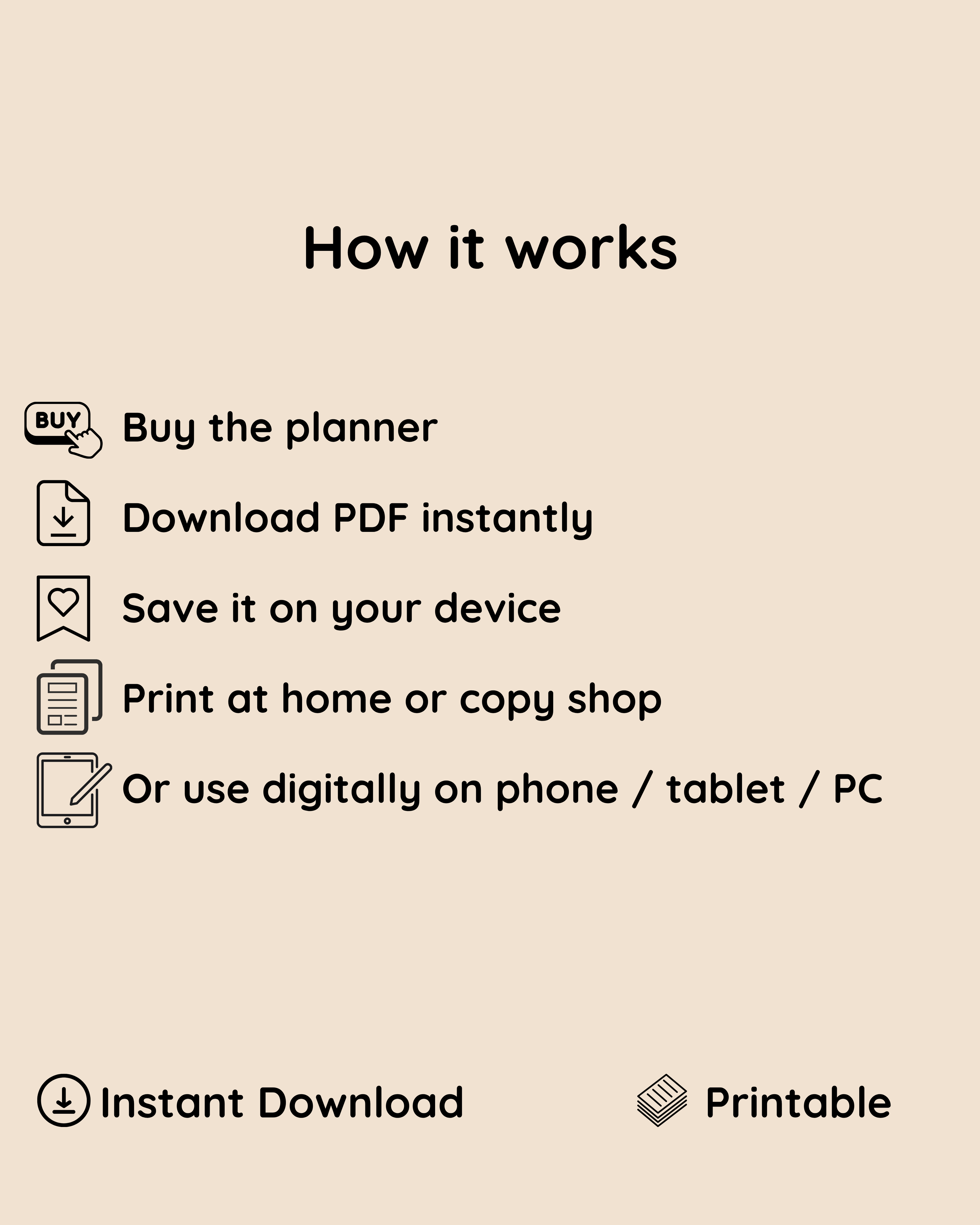 Minimalist Cleaning Checklist