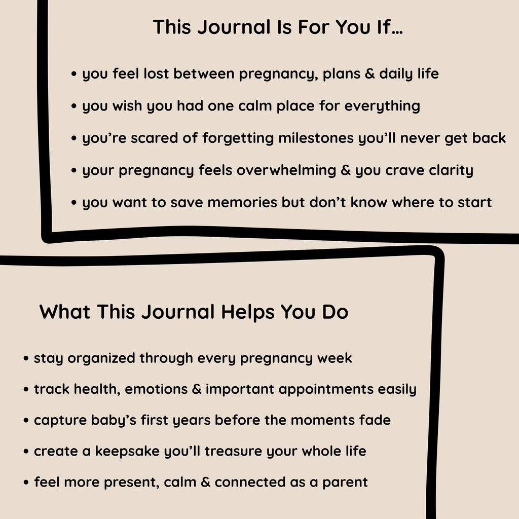 Your Pregnancy & Childhood Journal Set