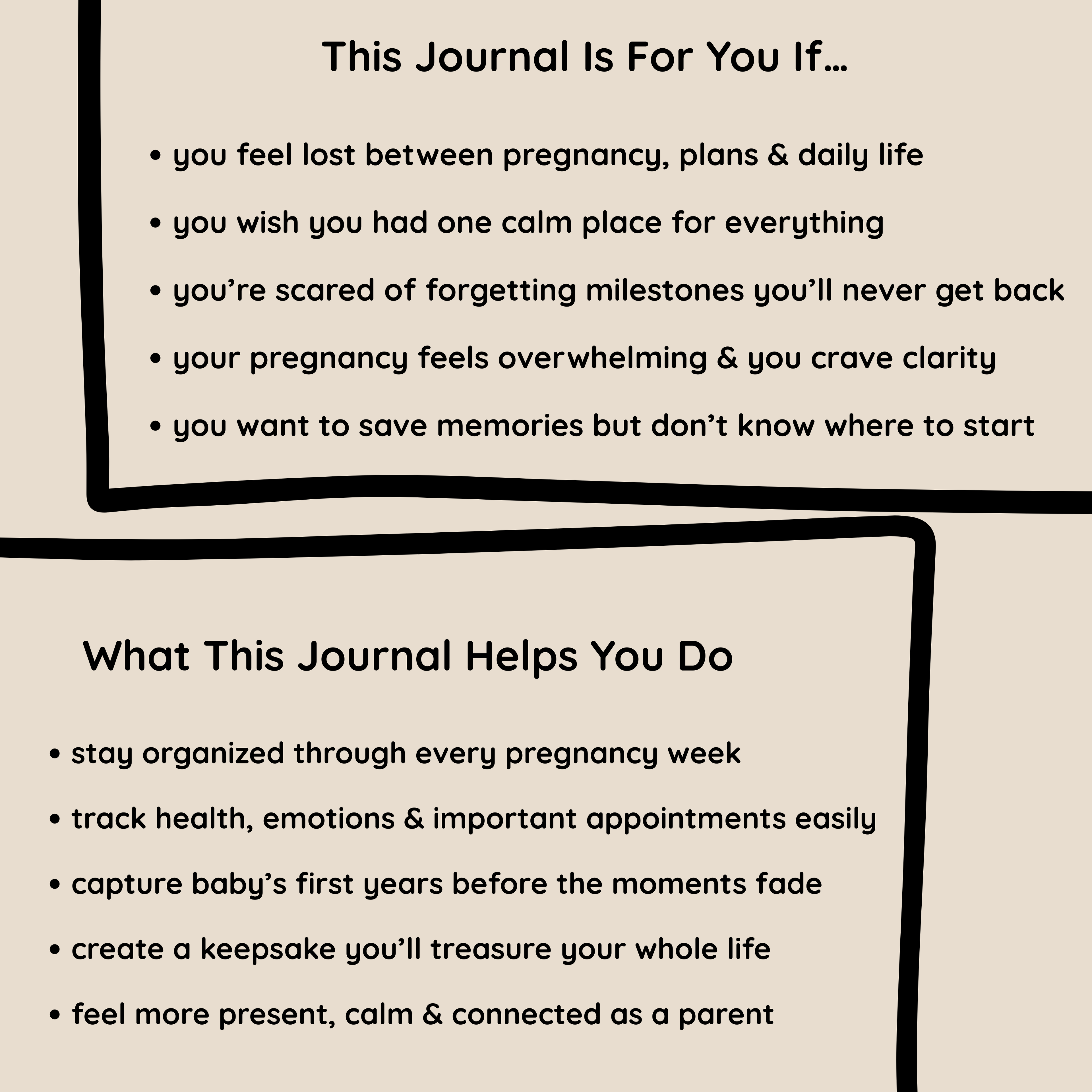 Your Pregnancy & Childhood Journal Set