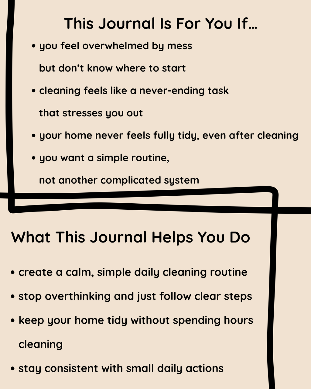 Minimalist Cleaning Checklist